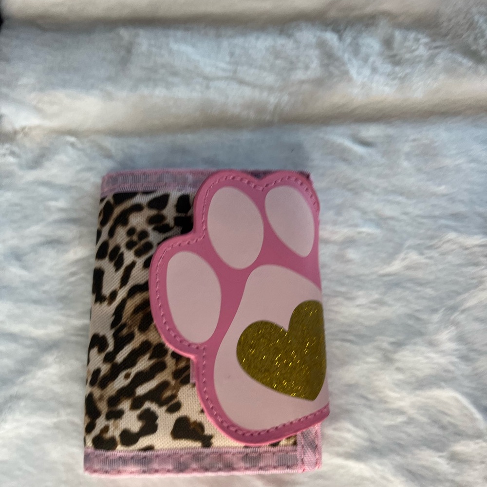 Kids leopard wallet - NWT